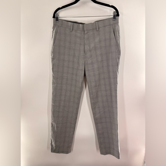 EUC Kenneth Cole Reaction Stretch Plaid Dress Pants - Picture 2 of 8